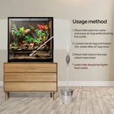 Special Offers Large Reptile Paludarium Tank, Vertical Reptile Terrarium Wide  Tall Amphibian Tank with Top Screen Ventilation