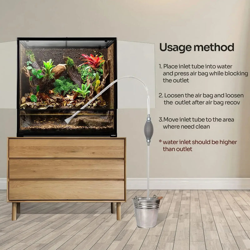 Special Offers Large Reptile Paludarium Tank, Vertical Reptile Terrarium Wide  Tall Amphibian Tank with Top Screen Ventilation