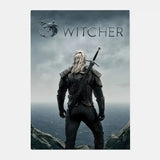 The W-Witcher 3 Wild Hunt Game Poster HD art sticky wall waterproof home living room bar decoration