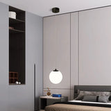 Modern Long Dining Room Chandeliers Glass Ball Lampshade Light Over The Table Kitchen Office Pendant Lamp Home Decor Luminaires