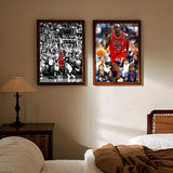 M-Michael J-Jordan Poster HD art sticky wall waterproof home living room bedroom bar aesthetic decoration