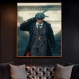 Movie P-Peaky B-Blinders Poster HD art sticky wall waterproof home living room bedroom bar aesthetic decoration