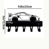 Multifunctional Iron Wall Hanging Cute Cat Key Rack Festive Atmosphere Cat Wall Rack Hook Household Key Coat Hanger Hook
