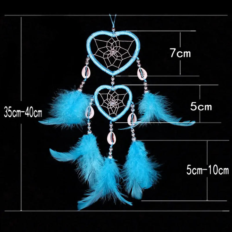 Feather Dream Catcher Indian Style Wall Hanging Wind Chimes For Car Ornaments Room Decor with Rattan Bead Dreamcatchers