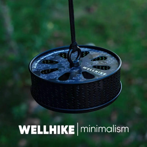 WELLHIKE Hollow Mosquitoes Coil Tray with Cover Repellent Incense Box Coil Burner Ultralight Gadgets for Outdoor Camping Hiking