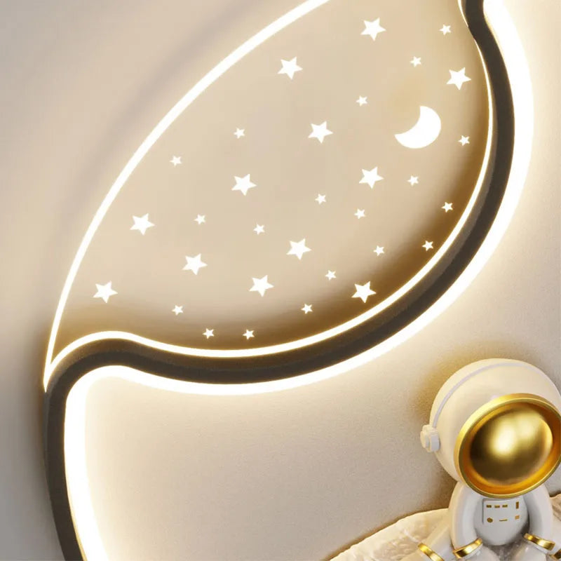 Luminaire Modern Astronaut Led Ceiling Lamp Children kids Boy Bedroom Light Surface Mounted led ceiling light