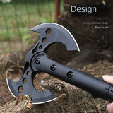 New Outdoor EDC Portable Multifunctional Engineer Axe Camping Survival Tactical Axe Mountaineering Firefighting Hammer Car Tools