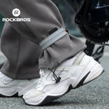 ROCKBROS Cycling Pants Leg Band Ankle Strap Adjustable Buckle High Elastic Safety Protection Leg Clip Band Cycling Trousers Band