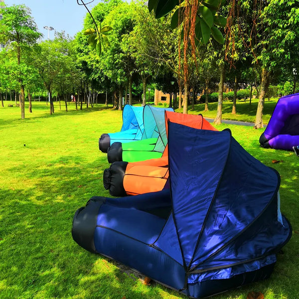 New lazy inflatable sofa mattress, outdoor beach inflatable lazy sofa portable