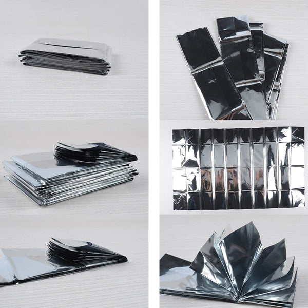 Emergency Blanket Outdoor Survive First Aid Rescue Kit Windproof Waterproof Foil Thermal Blanket for Camping Hiking Hot