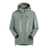 Spring Autumn Men's Windbreaker Fashion Outdoor Mountaineering Travel Windproof Waterproof Hooded Jacket Slim Fit Versatile Coat