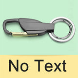 Personalized Lettering Keychain Men Key Chain Key Ring Waist Hanged Key Holder For Car Plate Number Logo Anti-lost Keyring K372B
