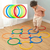 New Outdoor Kids Funny Physical Training Sport Toys Lattice Jump Ring