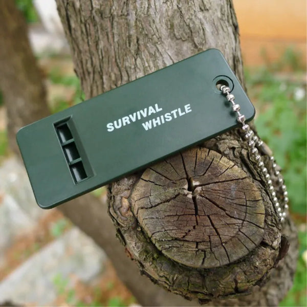 Survival Whistle Multi Audio First Aid Kits Outdoor Emergency Signal Rescue Camping Hiking Climbing Outdoors EDC Sports Referee
