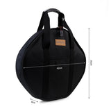 Frying Pan Bag Case 600D Oxford Grill Plate Carry Bag Wear-resistant Side Pocket Outdoor BBQ Tool Beach Picnic BBQ Accessories
