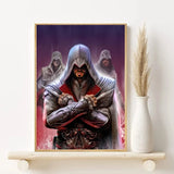 A-Assassins C-Creeds Poster HD art sticky wall waterproof home living room bar decoration