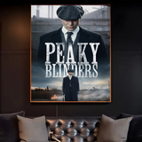 Movie P-Peaky B-Blinders Poster HD art sticky wall waterproof home living room bedroom bar aesthetic decoration