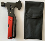 Multi-function Axe Hammer Portable Outdoor Tool Stainless Steel Car Rescue Hammer Window Breaker for Hiking Climbing  Fishing