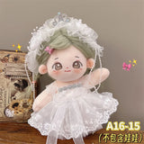 Doll Clothes For 20cm Idol Cotton Doll Outfit Accessories Bunny Onesie Jk Uniform Skirt Clothes DIY Collection Gift Without Doll