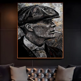 Movie P-Peaky B-Blinders Poster HD art sticky wall waterproof home living room bedroom bar aesthetic decoration