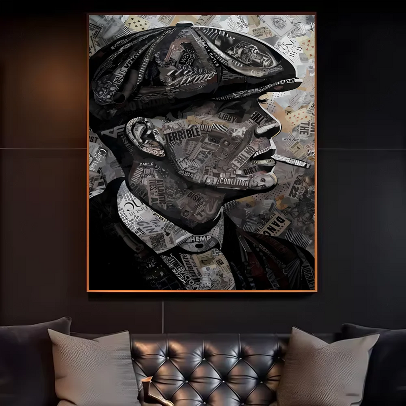Movie P-Peaky B-Blinders Poster HD art sticky wall waterproof home living room bedroom bar aesthetic decoration