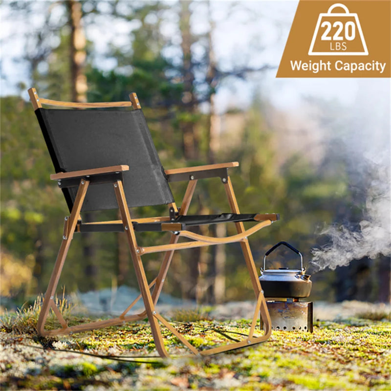 Portable Foldable Chair Aluminum Alloy Picnic Fishing Chair Light Camping Equipment Beach Table Chairs Camping Backrest Armchair