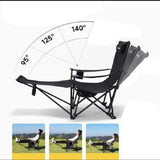 Folding Chaise Lounge Chair Reclining Chair Lightweight Foldable recliner Lounger for Camping Hiking Garden Outdoor Traveling